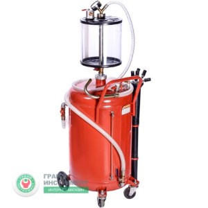 Установка для вакуумної відкачки мастила з мірною колбою 80л B8010KV G.I.KRAFT