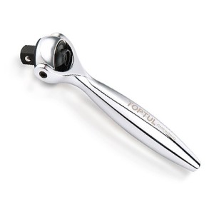 Тріскачка 1/4" з шарніром (180°) 90 зубців міні 95мм