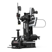 Шиномонтажний стенд автомат, центральний затискач, від 12" до 30" (техноролер, пневмовибух, вбудований підйомник коліс) 8655