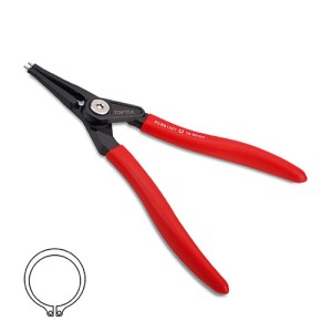 Круглогубці 9" 225мм (розтиск) прямі посилені для зняття стопорних кілець