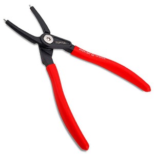 Круглогубці 7" 175мм (стиск) прямі посилені для зняття стопорних кілець