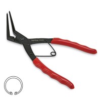 Круглогубці 7" 175мм (стиск) загнуті 90° посилені для зняття стопорних кілець