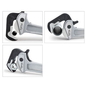 Ключ трубний важільний алюмінієвий Hawk 25-60мм L450