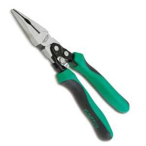 Плоскогубці з подовженими губками 8,5 "з подвоєним зусиллям