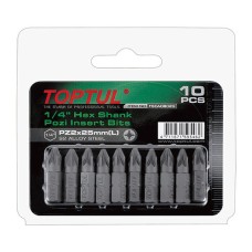 Набір біт 1/4 "L25мм PZ1 10од. на блістері