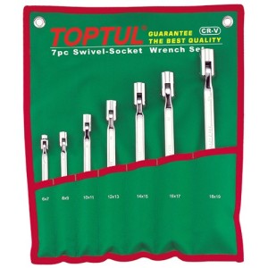 Набір ключів шарнірних 7 шт. 6-19мм