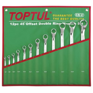 Набір накидних ключів 6-32мм (кут 45 °) 12од.