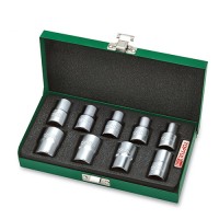 Набір головок TORX 1/2" E10-E24 9од. (зірка Давида)