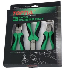 Набір щипців 3од. (бокорізи, довгогубці, пасатижі)