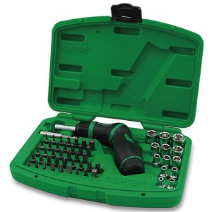 Набір 54 од. головок торцевих і біт 1/4" з викруткою