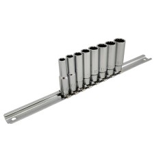 Набір головок довгих 12-гр. 1/4 "8од. 6 ~ 13мм (на планці)