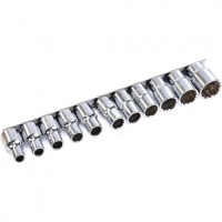 Набір головок 1/2" 11од. на планці