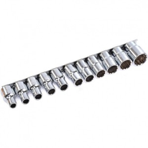 Набір головок 1/2" 11од. на планці