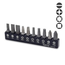 Набір біт 10од. 1/4 "(PH, SL, TORX, SQ)