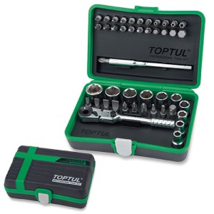 Набір інструменту 1/4" 45од. (12-гр.)