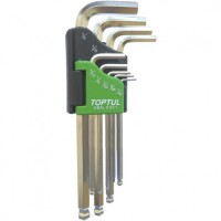 Набір дюймових Г-под.шестигранників з кулею 1/16"-3/8" 9од.