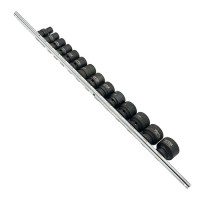 Набір головок ударних дюймових 1/2" 3/8...1-1/4 14од. (на планці)