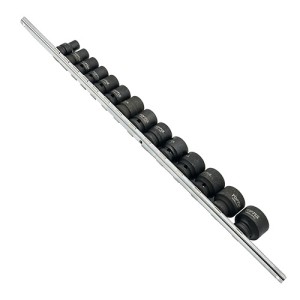 Набір головок ударних дюймових 1/2" 3/8...1-1/4 14од. (на планці)