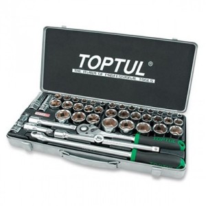 Набір інструменту 1/2" (дюйм + метр.) 43од.