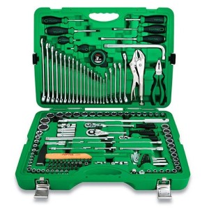 Набір інструменту комбінований 144 одиниці (1/4", 3/8" і 1/2")