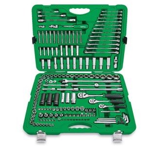 Набір інструментів комбінований 1/4"&3/8"&1/2" 163од.