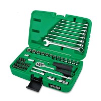 Набір інструменту 1/4" + ключі 49од.