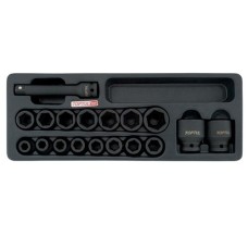 Набір головок ударних 1/2" + подовжувач 18од.