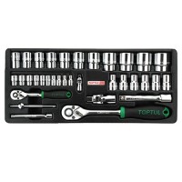 Набір інструменту 1/4" і 1/2" 34од.