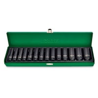 Набір головок ударних довгих 1/2" 10-32мм 14од.