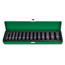 Набір головок ударних довгих 1/2" 10-32мм 14од.