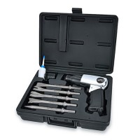 Пневматичний молоток з комплектом зубил 7ед.