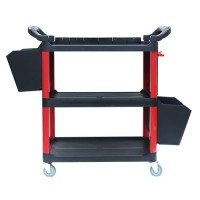 Візок інструментальний (3 відкриті полиці, 2 навісних ящика) GI37103 G.I.KRAFT