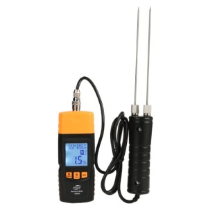 Вологомір деревини+термогігрометр 2-70%, виносний щуп (28 порід, 4 типи)