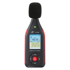 Вимірювач рівня шуму (шумомір) кол. дисплей, фільтр А/С, USB