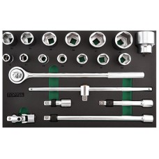 Набір інструменту 3/4" 20од. (в ложементі)