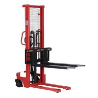 Штабелер гідравлічний 2т, висота підйому 85-1600мм, вила 1150*330-830мм, PU ролики
