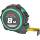 Рулетка 8м з автостопом професійна (ширина 25мм) нейлон