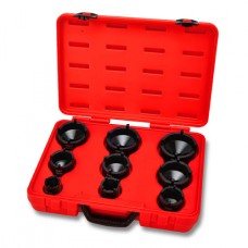 Набір головок для стопорних гайок із зовнішніми зубцями (KM4-KM12) 9од.