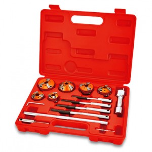 Набір фрез регульованих (шарошки) для сідел клапанів ДВС 15од.