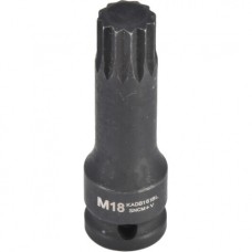 Головка ударна SPLINE M18 довга