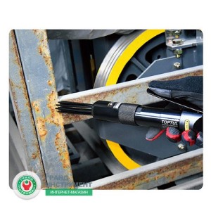 Голчастий зачисний молоток пневматичний для очищення поверхонь посилений (12 голок 28мм 5000уд/хв)