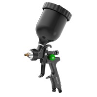 Пістолет фарбувальний пневматичний HVLP верх.пласт.бачок 600мл, форсунка-1,4мм LION-2-1.4 AUARITA