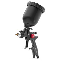 Пістолет фарбувальний пневматичний HVLP верх.пласт.бачок 600мл, форсунка-2,0мм LION-2-2.0 AUARITA