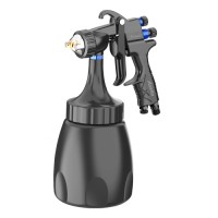 Пістолет фарбувальний пневматичний LVMP нижн.пласт.бачок 1000мл, форсунка-1,3мм LION-D-1.3LM AUARITA