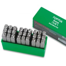 Набір клейм буквених ударних 27од. 6мм