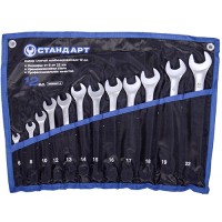 Набір ключів комбінованих 12 од. "Євро" (6,8,10,12-19,22) у сумці