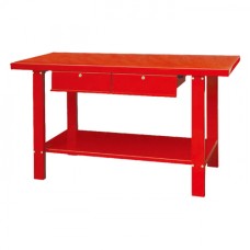 Верстат сталевий професійний з висувними ящиками та нижньою полицею 1500x640x865 мм