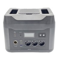 Портативна зарядна станція 1800W/2200W(Max), 220V, 1408Wh, 25.6V/55Ah (380 540mAh/3.7V) +12V Jump starter (Бустер для авто)