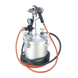 Фарбонагнітальий бак 8л з фарбопультом в комплекті PT-8-2.0 AUARITA
