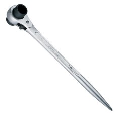 Ключ з тріскачкою силовий з подвійною головкою 13x17мм